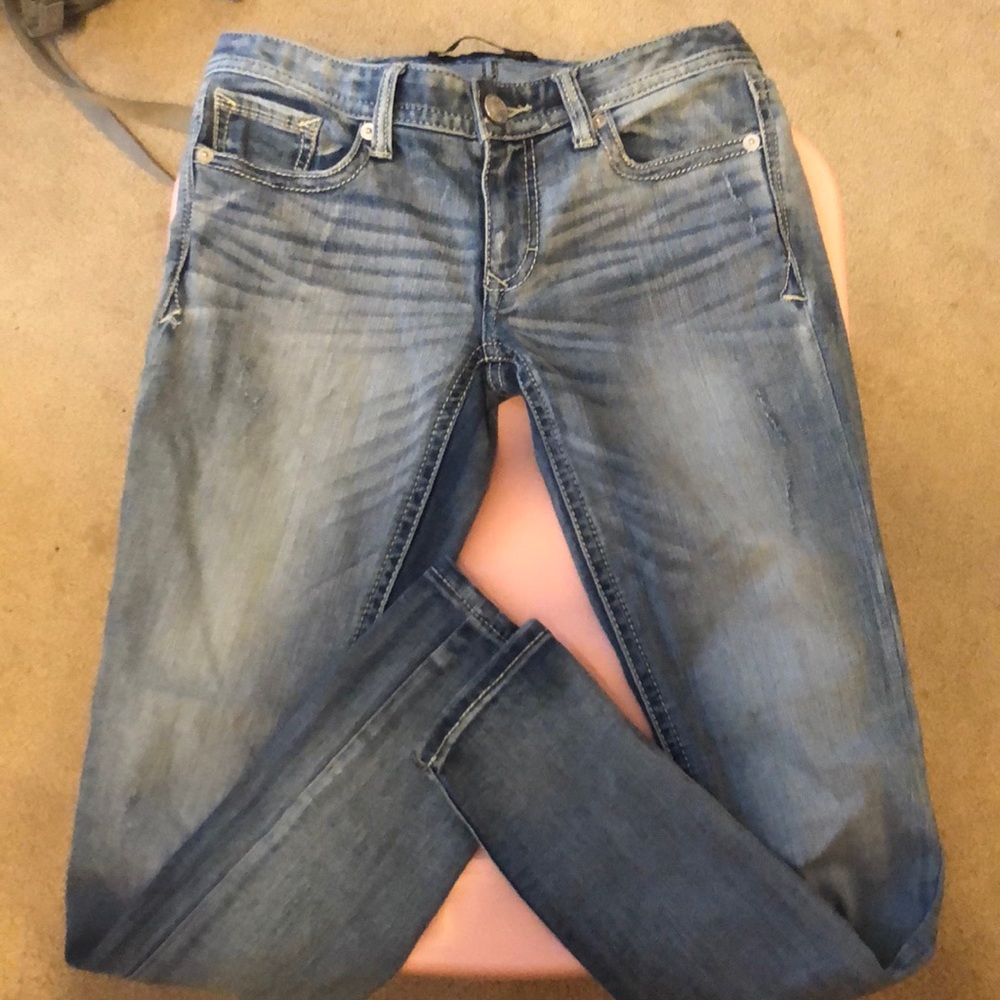 EXPRESS jeans, size 4R. Low rise jeggings.